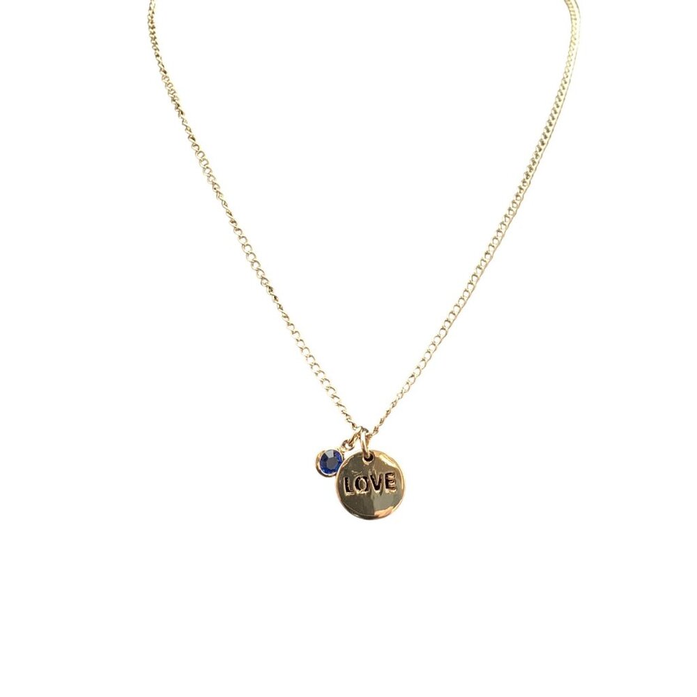Avon Birthstone Color Love Necklace September (1688) - Picture 2 of 5